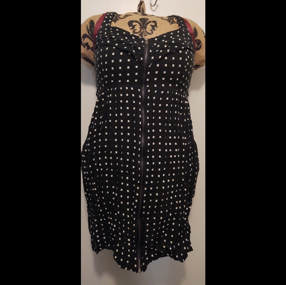 BeBop Polka Dot Spaghetti Strap Mini Dress